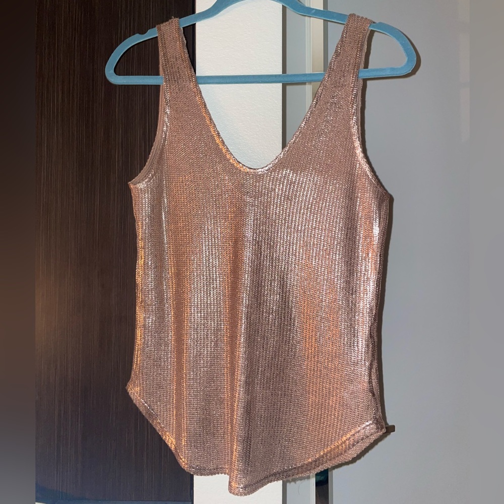 Metallic Knit Cami